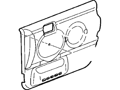 Mopar 5DY66LAZAD Panel Door Trim