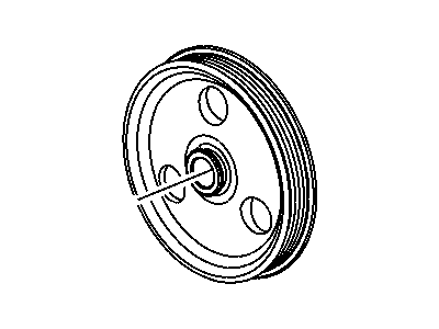 Chrysler 4668448AA PULLEY Power Steering Pump