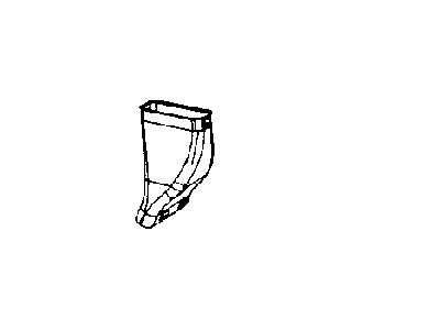Dodge 5058886AA DUCT Instrument Panel