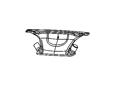 Dodge 5058140AA DUCT Defroster
