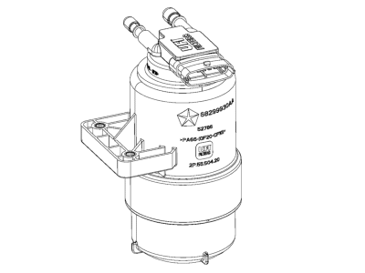 Jeep 68299930AA FILTER Fuel/Water Separator