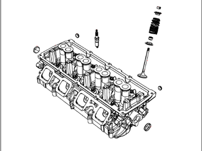 Mopar 68280511AB Head Assembly Engine Cylinder