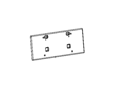 Dodge Durango License Plate - 68340234AB