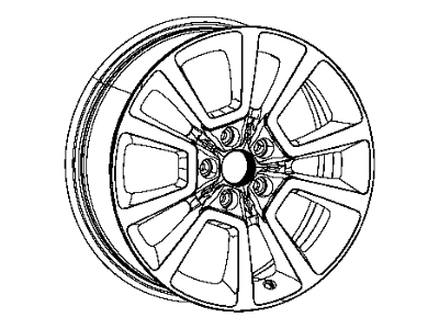 Jeep Compass Spare Wheel - 1JX81CDMAC
