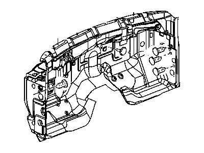 Mopar 55361038AF Silencer Dash Panel