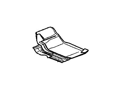 Mopar 55255326AB Sound Absorber, Front Driver Side