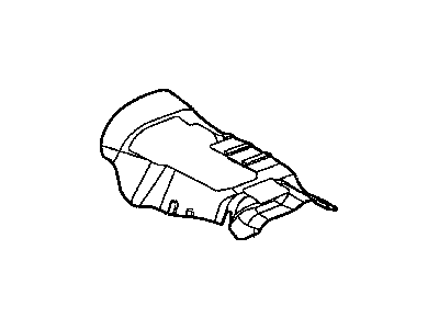 Mopar 55361101AB Sound Absorber, Front Center