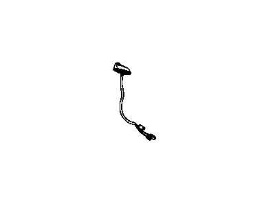 Dodge 5064164AB ANTENNA Base Cable And Bracket