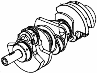 Dodge Durango Crankshaft - 68253313AA