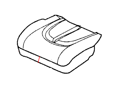 Mopar WK811DVAB Cover Front Seat Cushion Driver