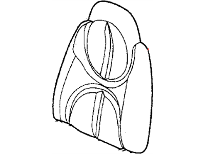 Dodge WT051DVAA COVER Seat Back Driver