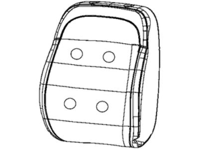Ram 68247603AA FOAM Front Seat Back