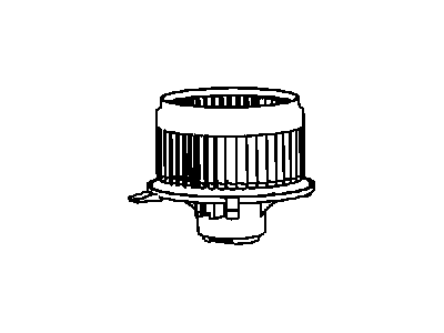 Dodge 68079477AB MOTOR Blower with Wheel