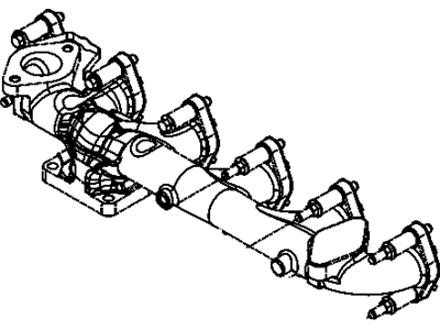 Ram 68002432AB MANIFOLD Exhaust