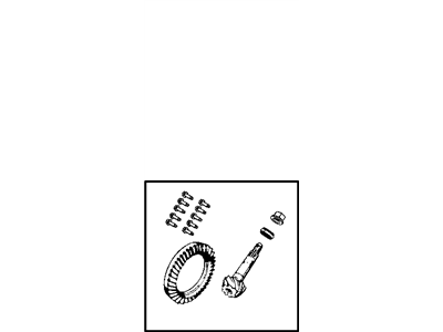 Chrysler 5010322AH GEAR KIT Ring And Pinion