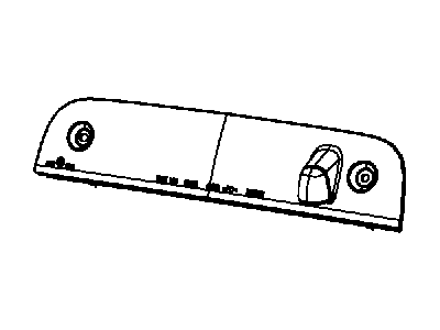 Jeep 57010053AA LAMP Liftgate Chmsl