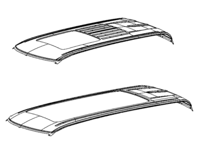 Mopar 68308847AA Panel Roof With Sunroof Opening