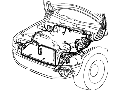 Dodge 68034700AE WIRING Headlamp to Dash