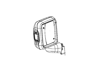 2020 Jeep Wrangler Car Mirror - 68281986AE