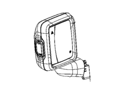 Jeep Gladiator Mirror Cover - 68361982AA