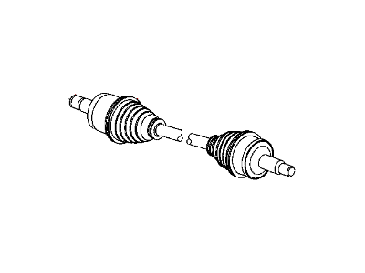 Dodge 4726101AD SHAFT Axle Half