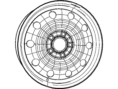 Chrysler 5105079AA WHEEL Steel