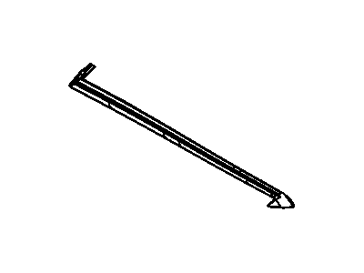 Mopar 5116264AC Pillar Molding, Front Passenger Side