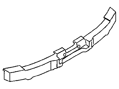Chrysler MR971013 CORE Rear Bumper