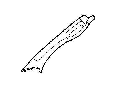 Dodge 5GR28TL2AG MOLDING A PILLAR