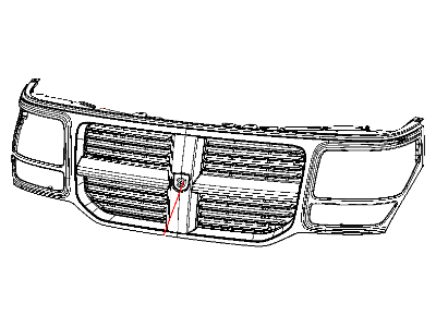 2007 Dodge Nitro Grille - 55079111AB