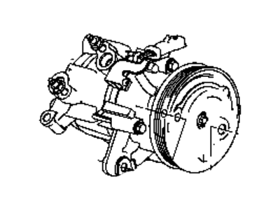 Dodge Nitro A/C Compressor - 55111412AC
