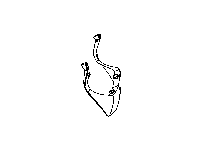 Dodge 5057515AB COVER Steering Column Gap
