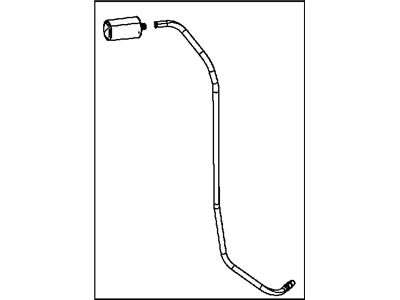 Mopar 52126039AB Hose Fuel Filler Vent