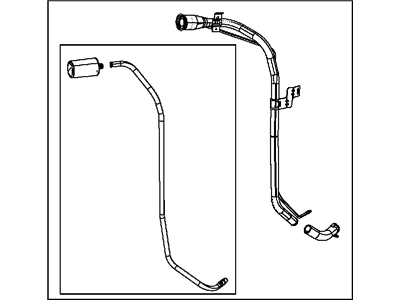 Jeep 52059821AS TUBE Fuel Filler