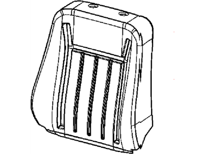 Dodge 1XL40MXAAA COVER Front Seat Back
