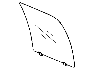 Dodge 55276108AC GLASS Rear Door