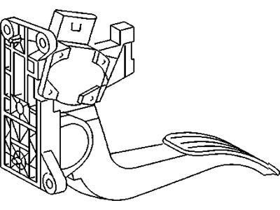 Dodge 5135510AA PEDAL Accelerator