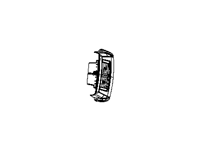 Chrysler 1LE041DVAA CAP Floor Console End