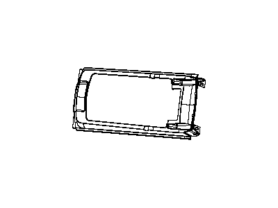 Dodge 1LD901DVAA RISER Front Console