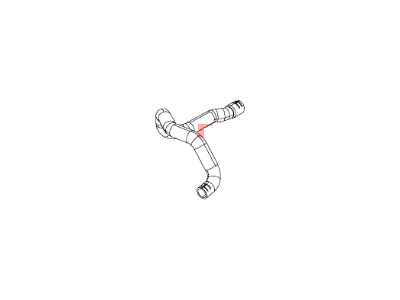 Mopar 68102137AB Upper Hose
