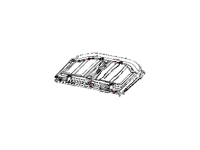 Jeep 1PH98GW7AF PANEL Targa Top Right, Complete with Hardware