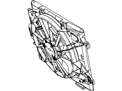 Dodge Engine Cooling Fan - 5058674AA
