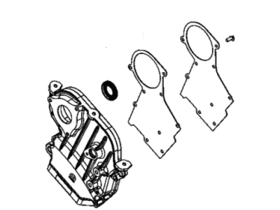 Jeep 68504223AA COVER Chain Case Upper Left Kit
