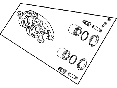 Dodge R5015252AA CALIPER Disc Brake