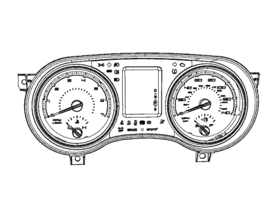 2016 Dodge Charger Speedometer - 68281418AB