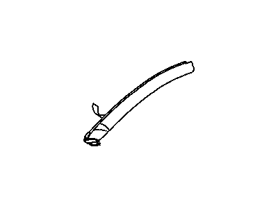 Mopar 4865568AD Weatherstrip, Folding Top Side Rail