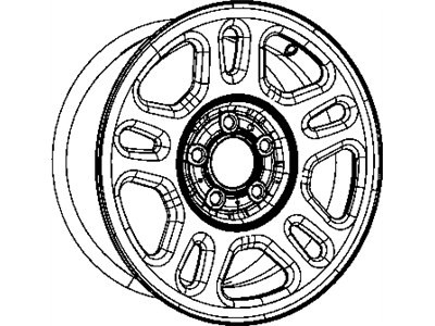 Dodge 5KG69S4AAB WHEEL Steel