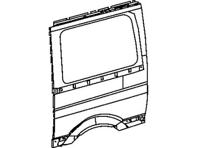 Dodge 68008472AA PANEL Body Side Rear