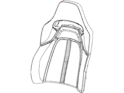 Dodge 5NT77YSAAA COVER Front Seat Back