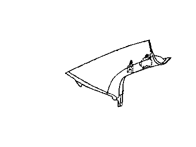 Jeep YF54DW1AD MOLDING Windshield Garnish